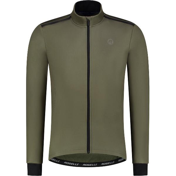 Rogelli Core Fietsjas - Winterjack Heren - Comfort fit - Green - Maat M