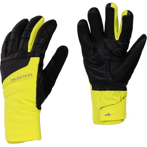 Sealskinz Fring waterdichte handschoenen Neon Yellow/Black - Unisex - maat XL