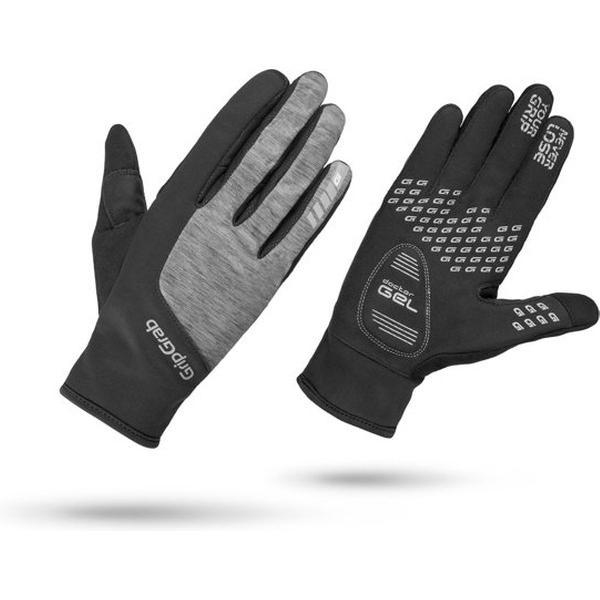 GripGrab - Women's Hurricane Windproof Winter Glove - Zwart/Grijs - Unisex - Maat XS