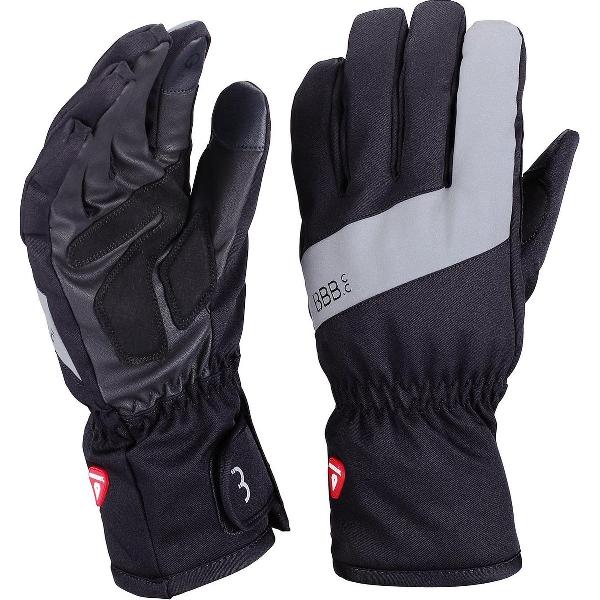 BBB Cycling SubZero Full Fingers Fietshandschoenen Winter - Thermo Fiets Handschoenen Waterdicht & Winddicht - Touchscreen - Zwart - Maat XXXL - BWG-34