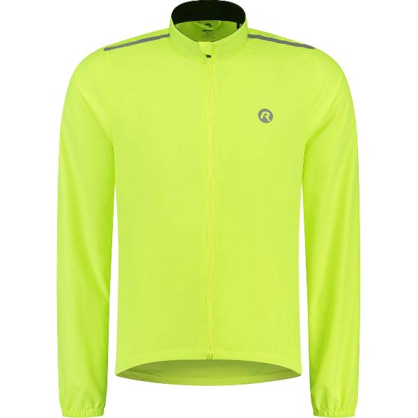 Rogelli Core Fietsjas Heren Winddicht - Windjack Wielrennen - Fluor - Maat L