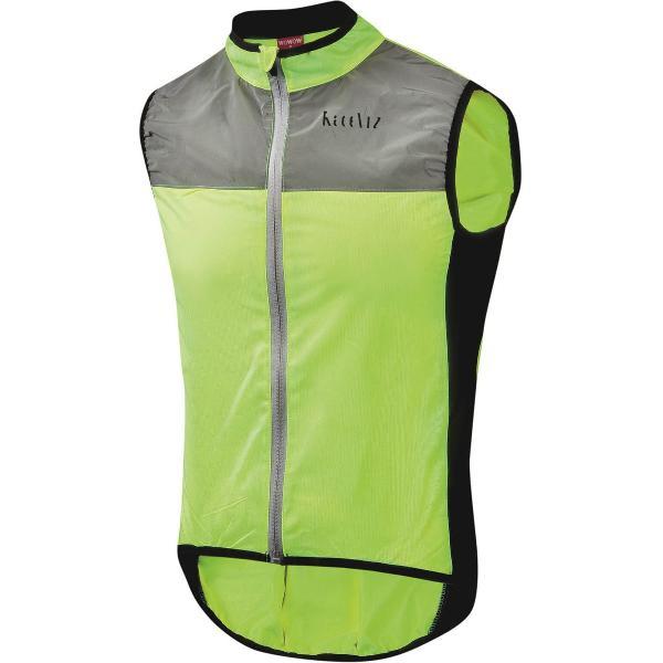 Wowow Fietsjas zonder mouwen XS - Dark Jacket 1.1 Yellow