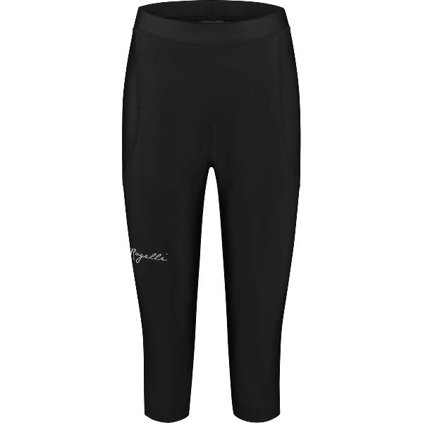 Rogelli Core Driekwart Fietsbroek - Dames - Zwart - Maat S