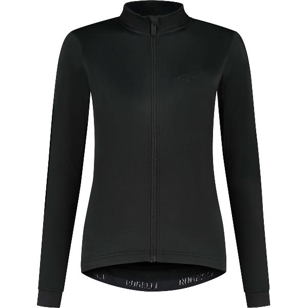 Rogelli Core Fietsshirt - Lange Mouwen - Dames - Zwart - Maat XS