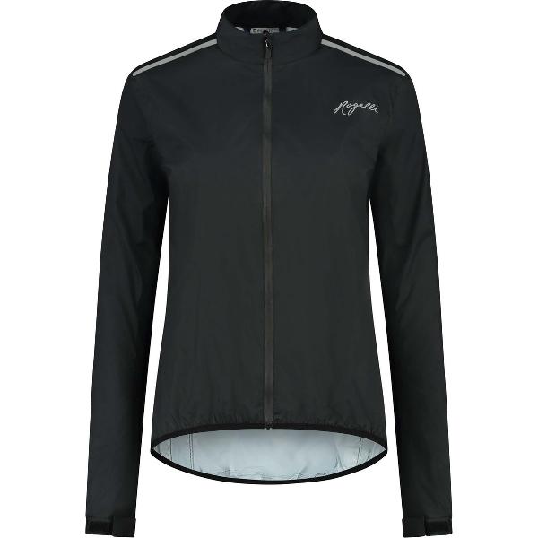 Rogelli Core Regenjas - Fietsregenjack - Dames - Zwart - Maat L