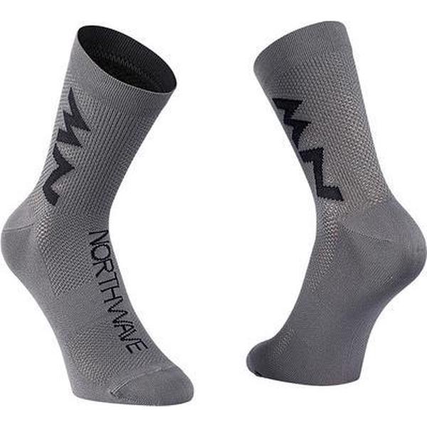 Northwave Extreme Air Mid Socks Anthra/Black L (44-47)