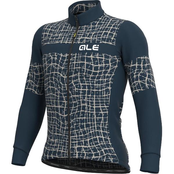 Ale Fietsshirt Lange Mouwen Solid Wall - Grijs - XL - Valt klein