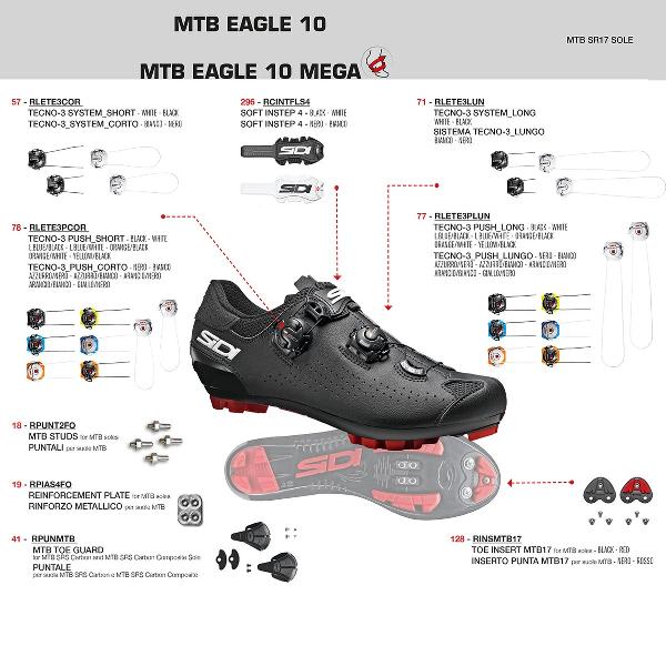 Sidi Mtb Eagle 10 Mega ZWART - Maat 49