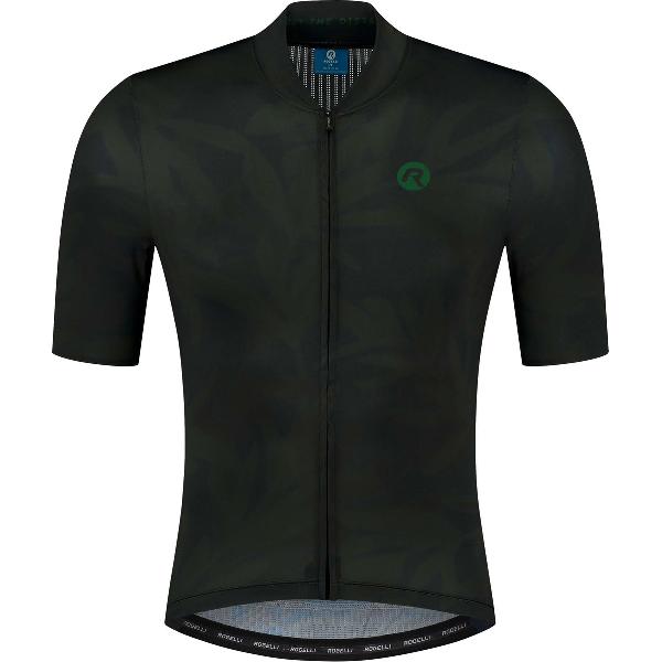 Rogelli Jungle Fietsshirt - Korte Mouwen - Heren - Olijfgroen - Maat L