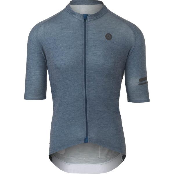 AGU Merino Fietsshirt Performance Heren - Steel Blue - XL