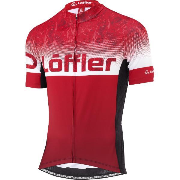 Loeffler fietsshirt korte mouwen M Bike Jersey FZ Messenger 2 - Rood