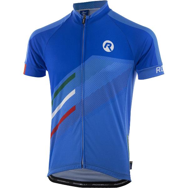 Rogelli Rogelli Team 2.0 Fietsshirt - Korte Mouwen - Heren - Azzurro - Maat XL