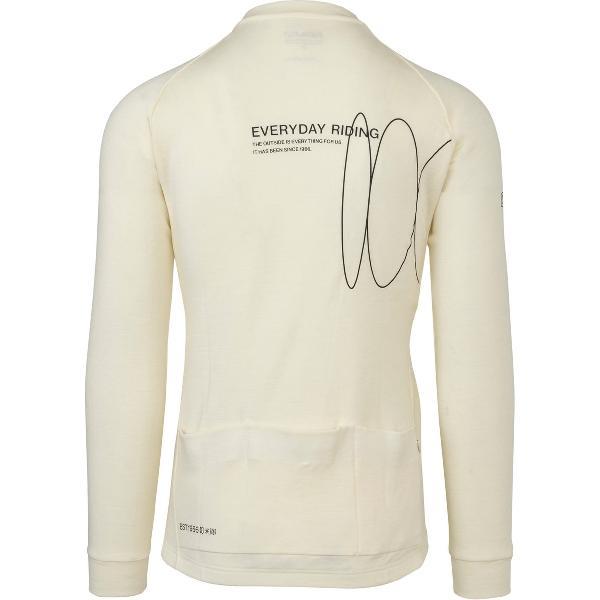 AGU Merino Fietsshirt Lange Mouwen SIX6 Heren - Undyed - M