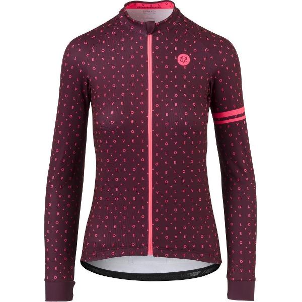 AGU Velo Love Fietsshirt Lange Mouwen Essential Dames - Roze - XXL