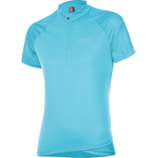 Löffler Fietsshirt Rise 3.0 Dames Polyester Lichtblauw Mt 42