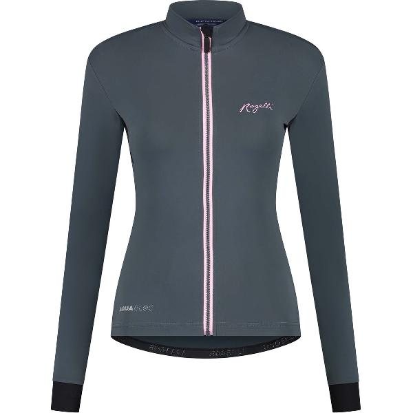 Rogelli Distance Fietsshirt - Lange Mouwen - Dames - Grijs, Roze - Maat L