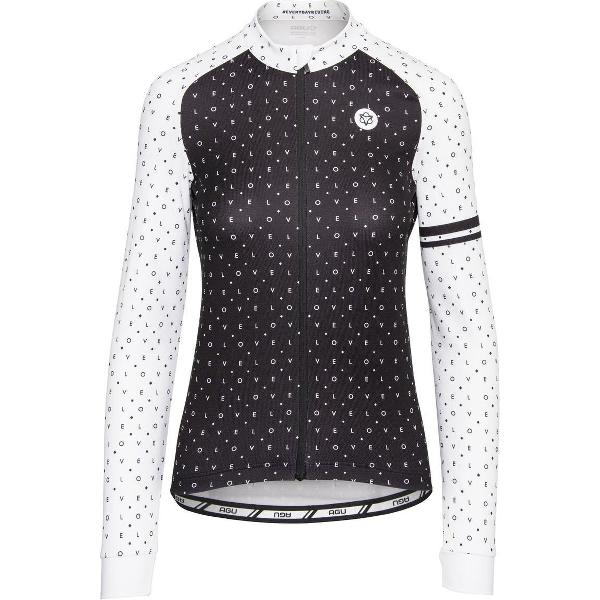 AGU Velo Love Fietsshirt Lange Mouwen Essential Dames - Zwart - S