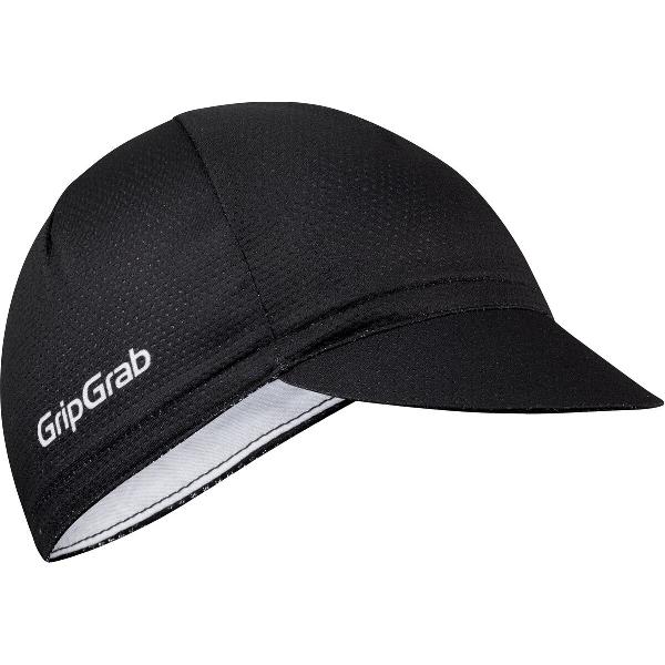 GripGrab - Lightweight Zomer Fietspet Mesh Cycling Cap Retro Fietsmuts - Zwart - Unisex - Maat S/M