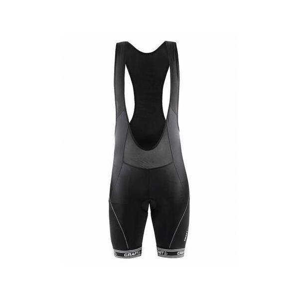 Craft Velo Bibshort fietsbroek kort zwart met wit heren