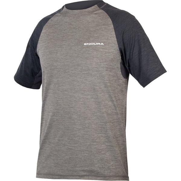 Endura Singletrack T-shirt Met Korte Mouwen Grijs L Man