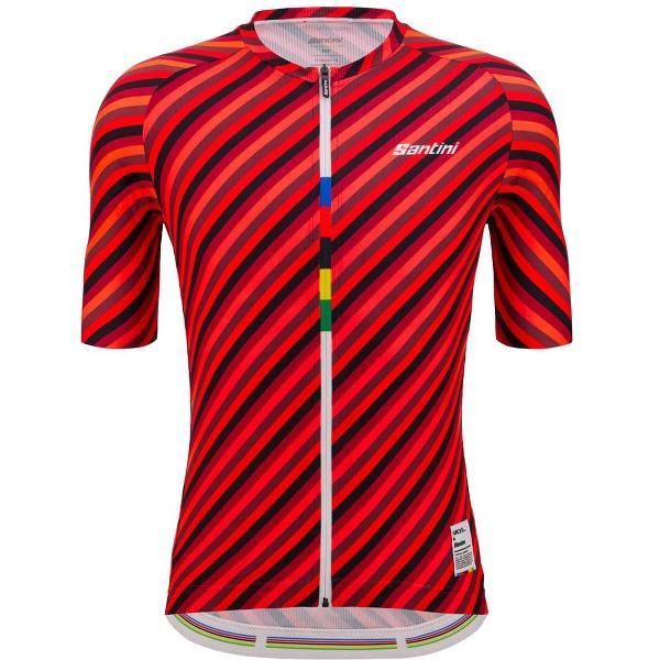 Santini Imola 1968 Uci 2023 Jersey Met Korte Mouwen Rood L Man