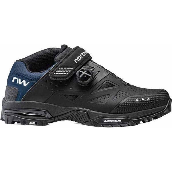 NORTHWAVE Enduro Mid 2 MTB-schoenen - Black / Dark Blue - Heren - EU 45