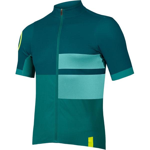 Endura Fs260 Print Jersey Met Korte Mouwen Groen M Man