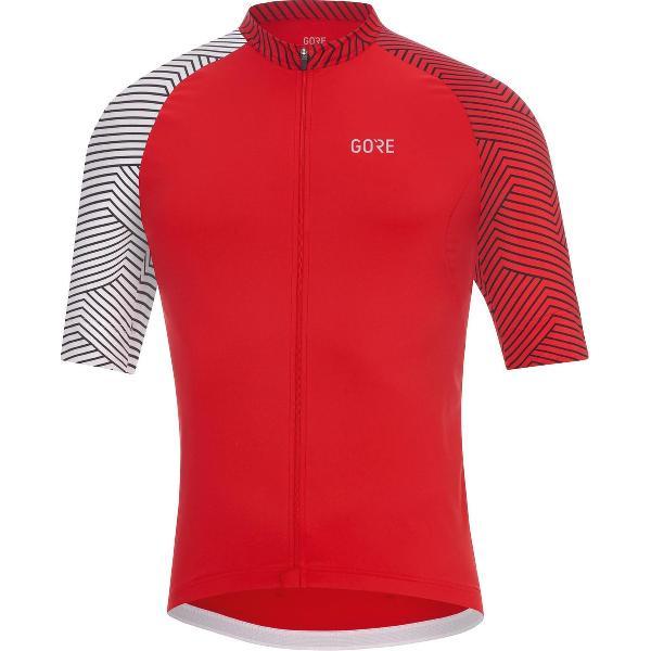 GORE WEAR C5 Optiline Jersey Heren, rood Maat S