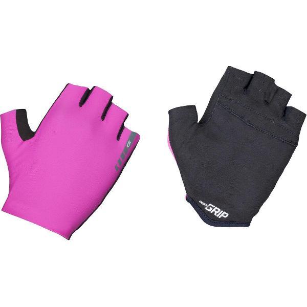 GripGrab - Aerolite InsideGrip Korte Vinger Zomer Race Fietshandschoenen zonder Padding - Roze - Unisex - Maat XXL