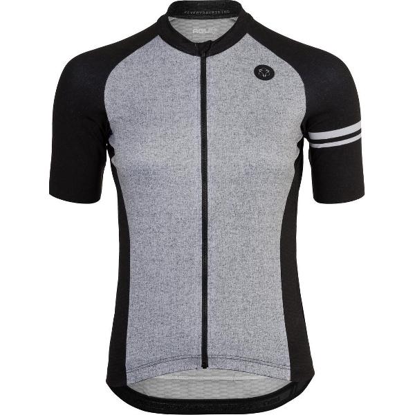 AGU Melange Fietsshirt Essential Dames - Zwart/Wit - S