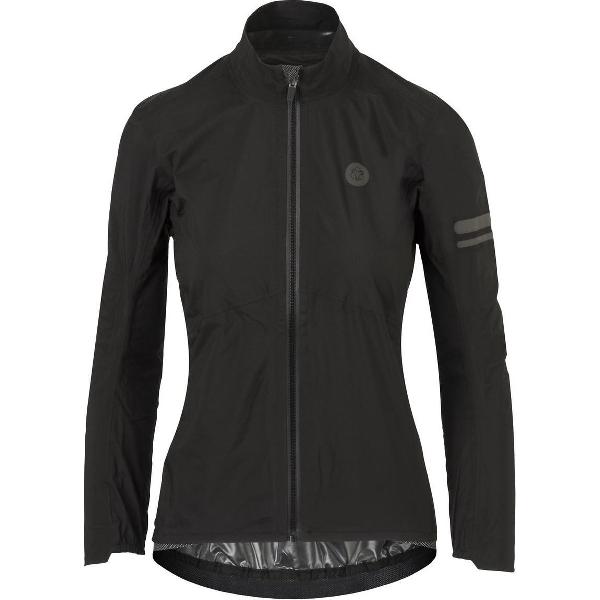 AGU Prime Fiets Regenjack Essential Dames - Zwart - XL