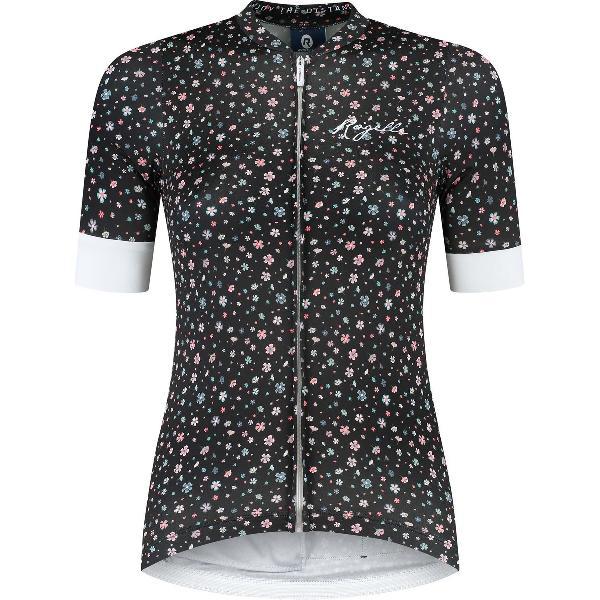 Rogelli Lily Fietsshirt - Korte Mouwen - Dames - Zwart, Wit - Maat L