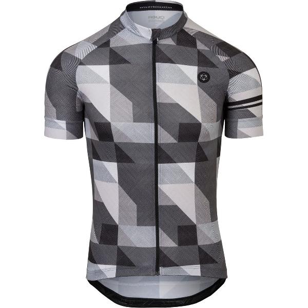 AGU Triangle Stripe Fietsshirt Essential Heren - Zwart - S