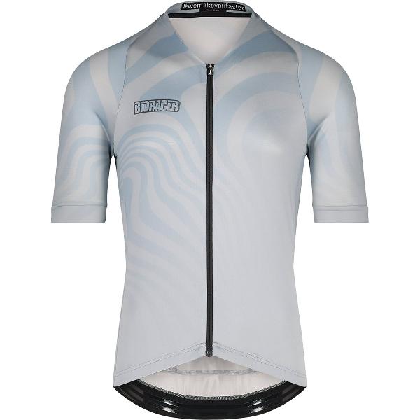 BIORACER Fietsshirt Heren - Fietskledij Metalix Icon - Wielrennen - Grijs XXL