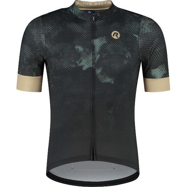 Rogelli Nebula Fietsshirt - Korte Mouwen - Heren - Groen - Maat 2XL