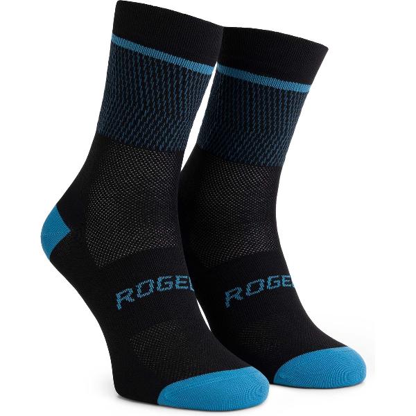 Rogelli Hero II Fietssokken - Heren - Blauw, Zwart - Maat 36-39