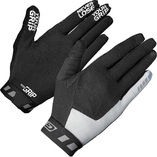 GripGrab - Vertical InsideGrip™ Lange Vinger Zomer MTB Fietshandschoenen - Zwart - Unisex - Maat S