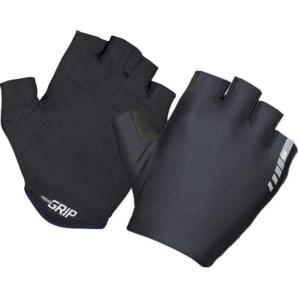 GripGrab - Aerolite InsideGrip Korte Vinger Zomer Race Fietshandschoenen zonder Padding - Zwart - Unisex - Maat S