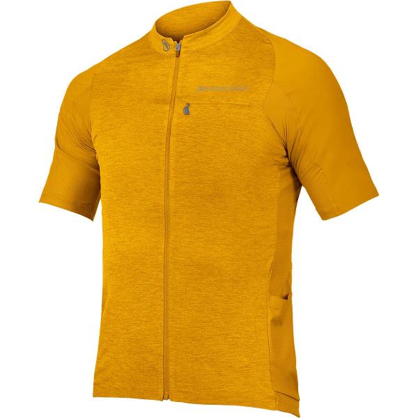 Endura Gv500 Reiver Jersey Met Korte Mouwen Geel S Man