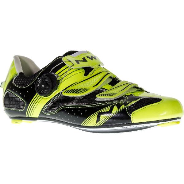 Northwave Galaxy Road Fietsschoenen - Maat 42 - Mannen - geel/zwart