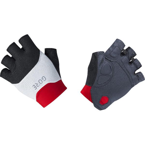 GORE WEAR C5 Geventileerde Halve Vinger Handschoenen, zwart/wit Handschoenmaat 6