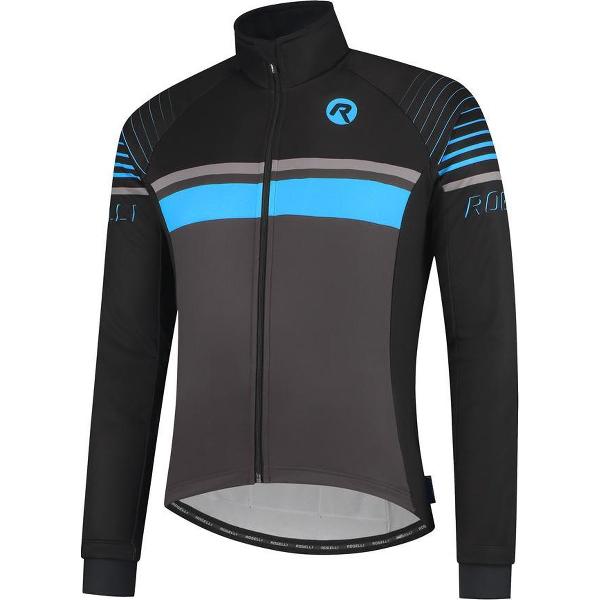 Rogelli Hero Fietsjack Winter - Heren - Grijs, Zwart, Blauw - Maat M