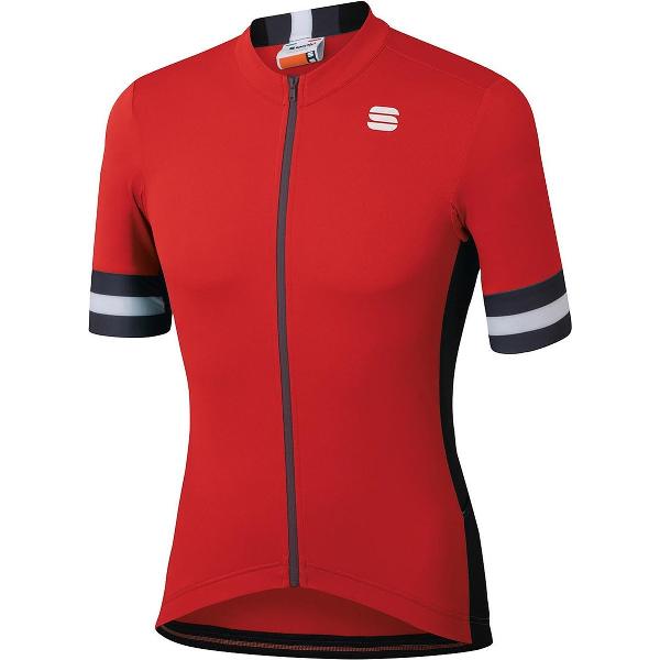 Sportful Sportful Kite Fietsshirt - Maat M - Mannen - rood - zwart - wit