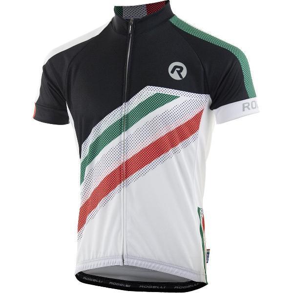 Rogelli Rogelli Team 2.0 Fietsshirt - Korte Mouwen - Heren - Wit - Maat L