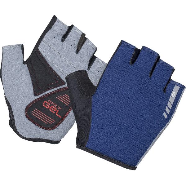 GripGrab - EasyRider Padded Korte Vinger Zomer Fietshandschoenen - Navy Blauw - Unisex - Maat XL