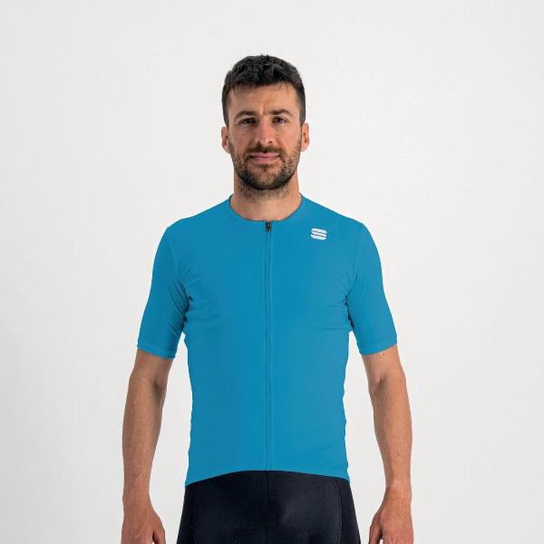 Sportful Fietsshirt Korte Mouwen Blauw Heren - Matchy Short Sleeve Jersey Berry Blue-3XL