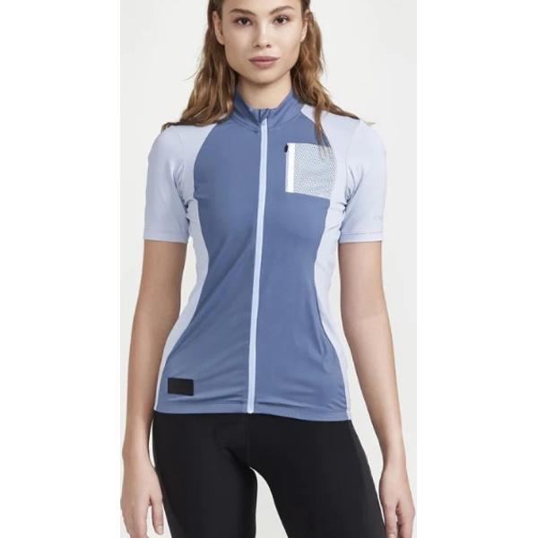 Craft - Adv Offroad SS Jersey W - Fietsjersey - Korte Mouwen - Blauw - Dames - Maat M