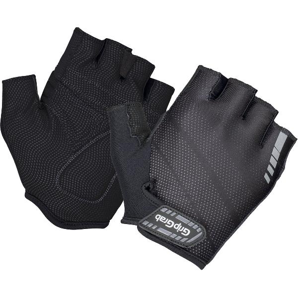 GripGrab - Rouleur Padded Korte Vinger Zomer Fietshandschoenen - Zwart - Unisex - Maat L