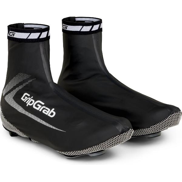 GripGrab - RaceAqua Waterdichte Race Fiets Wielren Overschoenen - Zwart - Unisex - Maat XXL