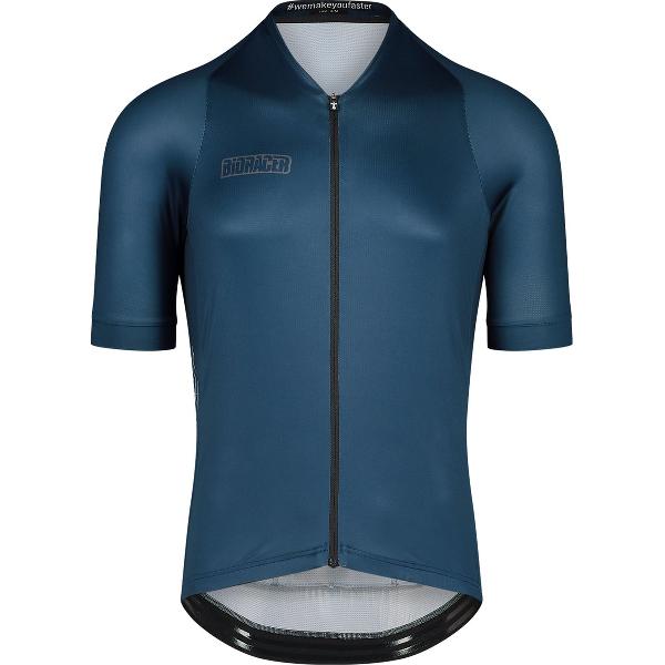 BIORACER Fietsshirt Heren - Fietskledij Metalix Icon - Wielrennen - Blauw XXL